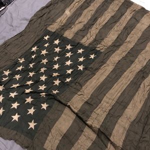 NWT John Varvatos Collection American Flag scarf